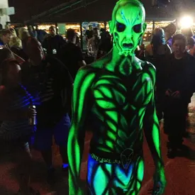 Alien tequila party