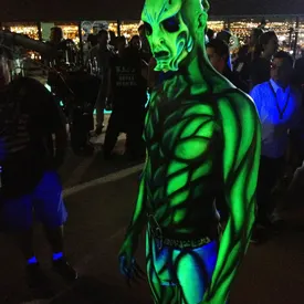 Alien tequila party