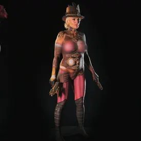 Wiser and Red's steampunk girl