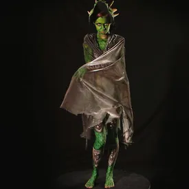 Jessica as our cosplay dragon
