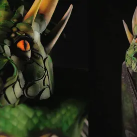 Jessica as our cosplay dragon