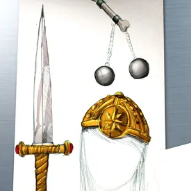 Warrior princess sketch