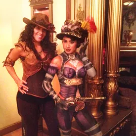 Heather and her steampunk girl