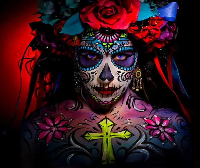 reds-naked-vegas-heather-aguilera-day-of-dead