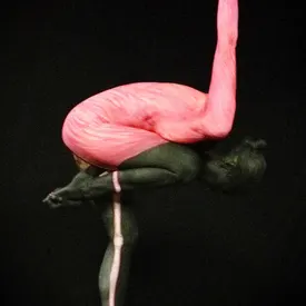 electric-daisy-carnival-edc-2014-bodypainting-flamingo