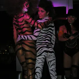 electric-daisy-carnival-edc-2014-bodypainting-tiger-zebra