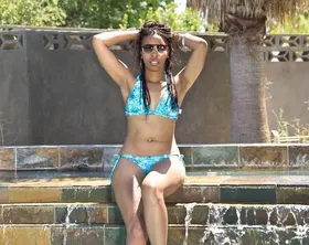 Kiana Sharpley, Naked Vegas model — swimsuit